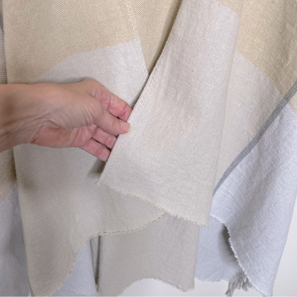 EILEEN FISHER SHOP Brushed Recycled Cotton Poncho Boxy Fit, Long Length - Picture 4 of 11